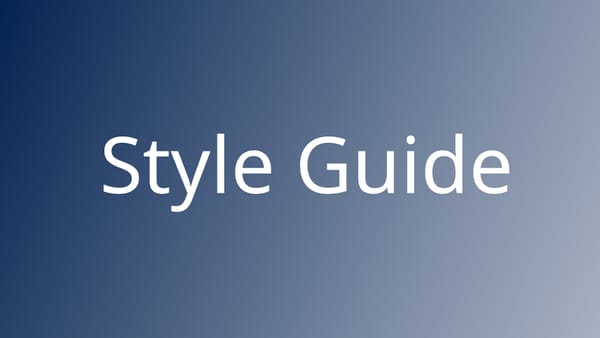 District Style Guide